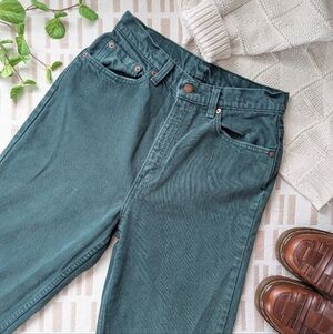 Levi's | 521 | Tapered Leg | High Rise Green Denim